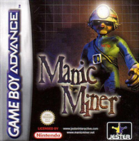 Manic Miner PAL GameBoy Advance PAL box art